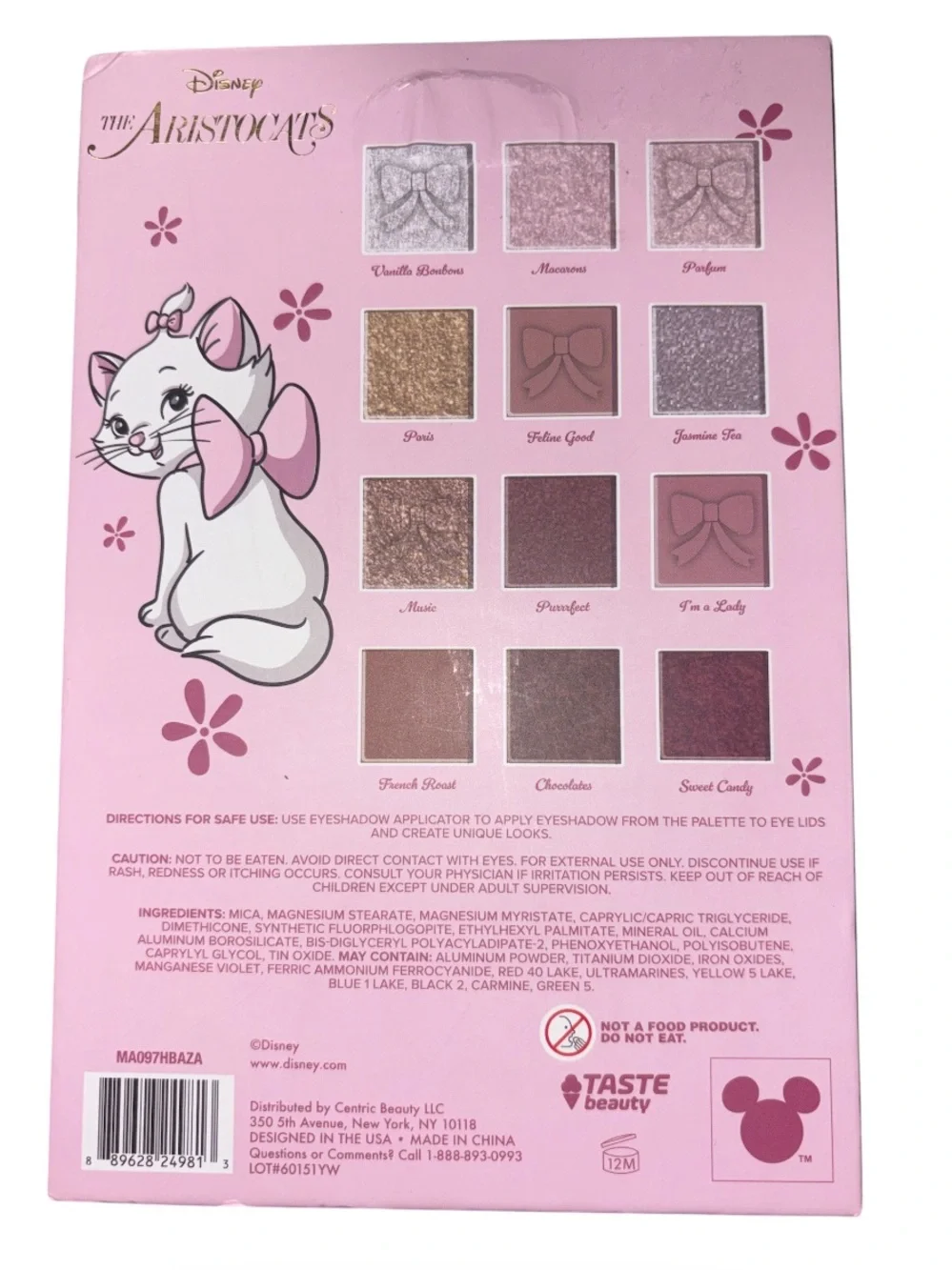 Butterfly Hair Clips Set & Makeup Palette Bundle